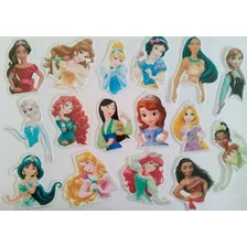 Apliques Laços Tiara Princesas Disney Busto Plastificado 