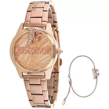 Reloj Mujer Just Cav Jc1l099m00 Cuarzo Pulso Oro Rosa Just W