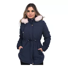 Sobretudo Feminino Parka Casaco De Frio Grosso Inverno Luxo