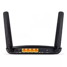 Router 4g Lte Chip Sim Wifi Lan Dual Band Ac750 Tplink Mr200 Color Negro