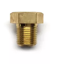 Tapon De 1/8 Npt Macho En Latón (dorado)