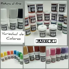 Pintura Al Frio 60ml - Blackcolor Pack 2unid