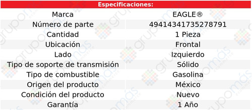 Soporte Trans Del Izq Eagle Town \u0026 Country V6 3.0l 96 A 00 Foto 5