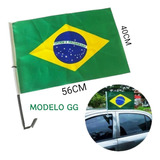 Kit 100 Bandeira Janela Janela Brasil Tecido Vidro Copa Mito