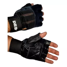 Guantes Fitness Drb Cuero Con Muñequera - Pesas Y Gimasio