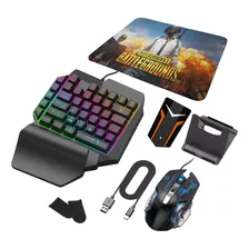 Kit Mobilador Bluetooth Teclado One Hand E Mouse + Kit Cel