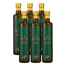 Azeite Fasano 100% Italiano Extra Virgem 500 Ml - Kit 06 Un