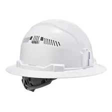 Casco Ventilado, Diseño De Ala Completa, Suspensión Con Trin