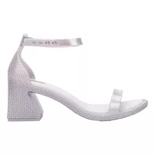 Melissa Lux Heel Prata Branco Metalizado 35745