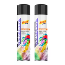 Tinta Acrílica Spray Secagem Rápida 400ml Uso Geral Kit C/2