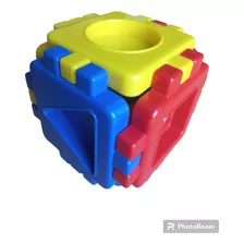 Juguete Cubo Desarmable De Plastico 10x10