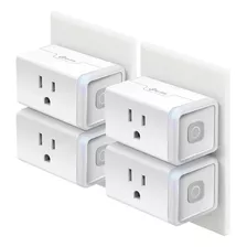 Enchufes Inteligentes Kasa Smart Home 15 Amp 4uds Wifi Alexa