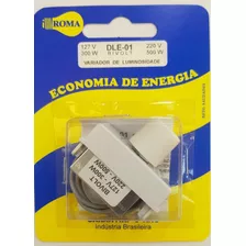 Dimmer Rotativo Módulo Branco Bivolt 300/500w Liz Roma