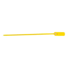 Precinto Sello Seguridad 40cm Numerado 100 Unidades Amarillo