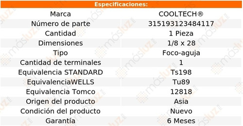 (1) Bulbo Indicador Temperatura Isuzu Amigo 4 Cil 2.6l 89/94 Foto 2