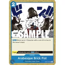 Carta One Piece: Arabesque Brick Fist (op02-067)