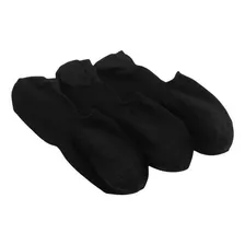 Calcetines Pack De 3 Invisibles Negro