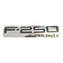 Emblema Letrero Ford F250 X L Super Duty Cromo Liso 1pz