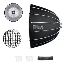 Softbox Dome Light Montura Bowens Con Grid Triopo Kp2-70