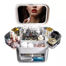 Organizador De Maquillaje Y Crema Almacenamiento + Espejo