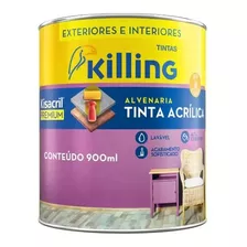 Tinta Acrílica Premium Branca Semi Brilho 900ml Lavável 