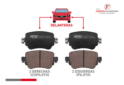 Kit Balatas Tras Disco Para Vw Golf 2.0 2019 Ceramica Foto 2