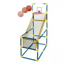 Juego De Basket Basquet Con Pelota Y Red Para Armar