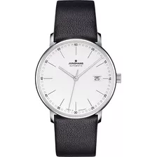 Junghans Watch Form A Automatic Matt Silver Dial Black Leath