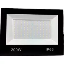 Refletor Led Holofote 200w A Prova D'água Branco Frio 6500k