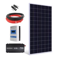 Kit Energia Solar Off Grid 330w Controlador 40a Inverv. 220v