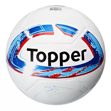 Bola Futsal Dominator Pro Topper Cor Branco, Azul E Vermelho