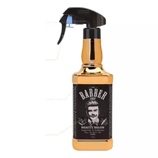 Borrifador Barbearia Garrafa Spray Vintage Cabeleleiro Gold