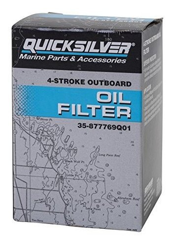 Filtro De Aceite Quicksilver 877769q01 - Mercury Verado De S Foto 3