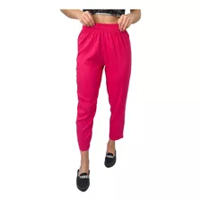 Pantalon Babucha De Lino Mujer