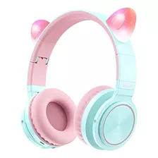 Auriculares Bluetooth Para Niños Picun Con Micrófono, Cat Ea