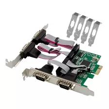 Placa Pci Express A 4 Puertos Serie Rs232 Db9 Serial Pci-eb5