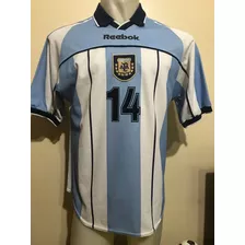 Camiseta Argentina 2000 2001 Simeone #14 Racing T. M - L
