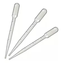 10 Pipetas/goteros Plasticos 3 Ml Uñas Esculpidas/ Vitro