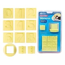 Kit Moldes Números Ejetor Max Brigadeiro 12 Peças Bluestar