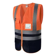 Colete De Segurança Trabalho Multi-bolso Workwear Safety Red