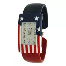 Relógio Pulseira Com Bandeira Dos Estados Unidos Do Dia Da 