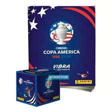 Álbum Pasta Blanda+caja X 50 Copa América Usa 2024 Panini