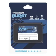 Hd Ssd 120gb Patriot Burst Pbu120gs25ssdr 120gb