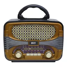 Parlante Retro Irt 03 Bluetooth Recargable Radio Aux Sd