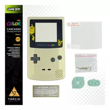 [ Carcasa Gameboy Color ] Pokémon Pikachu Gold Gbc | Tracia