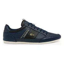 Sneakers Lacoste Chaymon De Piel En Color Azul Para Hombre