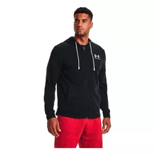 Jaqueta Under Armour Rival Terry Logo Crew Preto Masculino