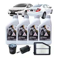 Kit De Filtros Troca De Óleo Civic Flex 1.8 16v 2012-2013 G9