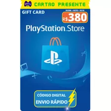 Cartao Playstation Psn Gift Card Br R$ 380 Reais