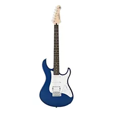 Guitarra Eléctrica Yamaha Pac012/100 Series 012 Stratocaster De Caoba 2023 Dark Blue Metallic Brillante Con Diapasón De Palo De Rosa